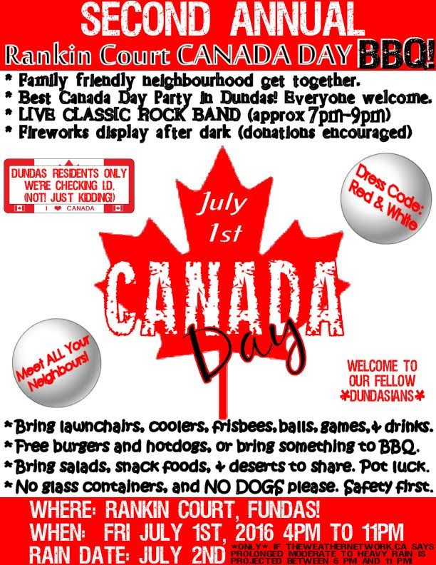 Neighbourhood Canada Day Dundas